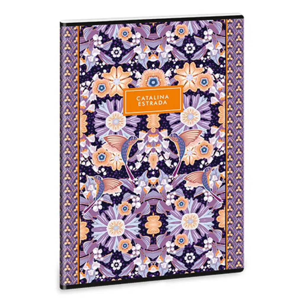 imagen de Ars Una: Catalina Estrada Flower Lili A/4 cuaderno liso con ganchos extra 1