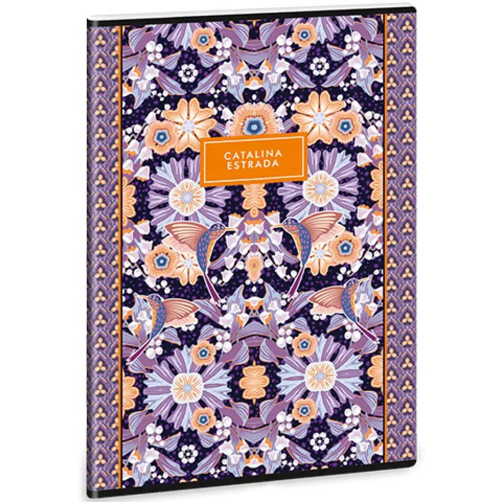 imagen de Ars Una: Catalina Estrada Flower Lili cuaderno de cuadros extra con ganchos de 40 hojas A/4 1