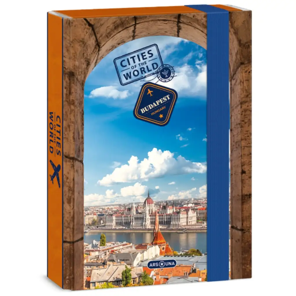 imagen de Ars Una: Cities - Budapest caja de cuadernos A5 con un grosor de lomo de 4 cm 1