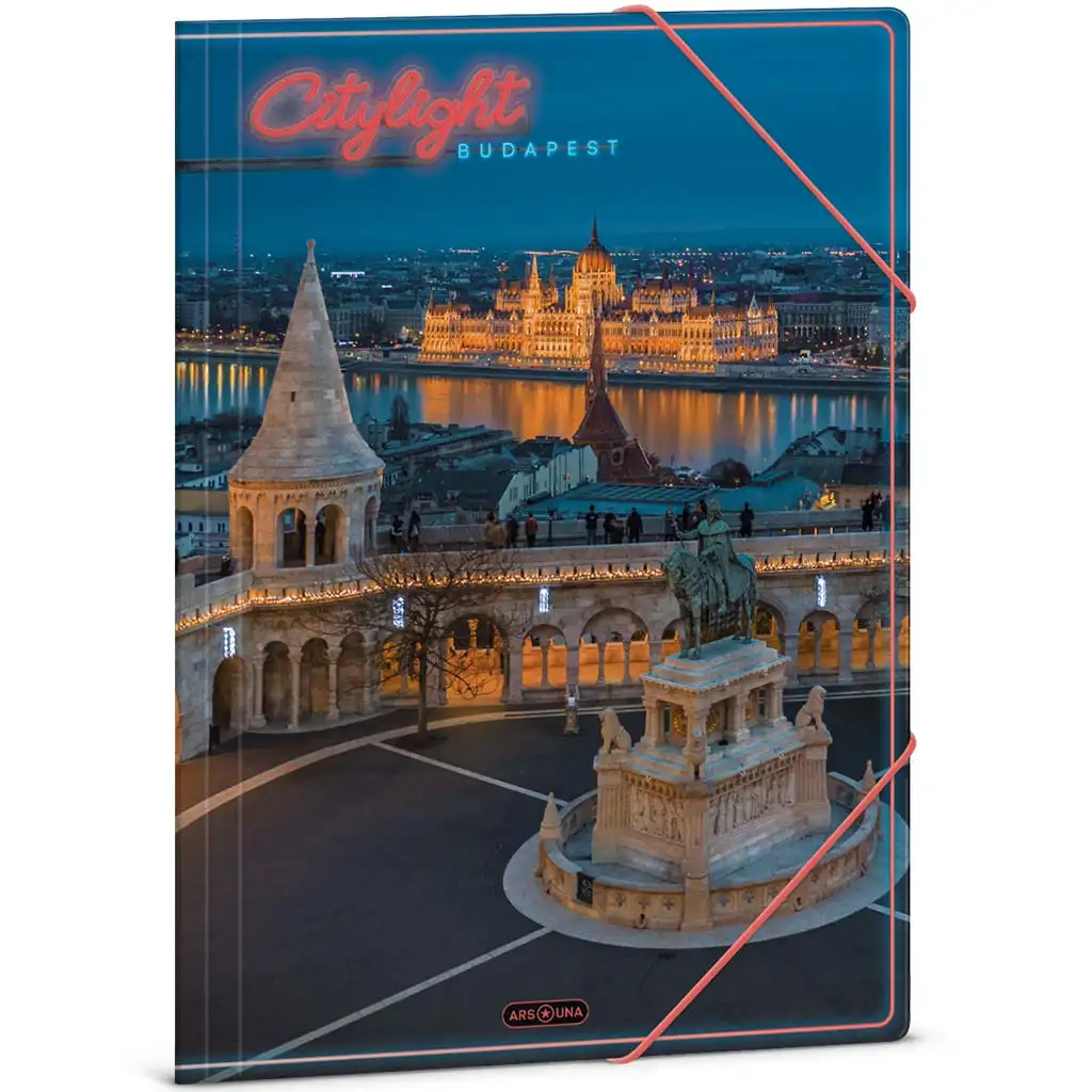 imagen de Ars Una: Citylight Budapest A/4 carpeta con goma 1