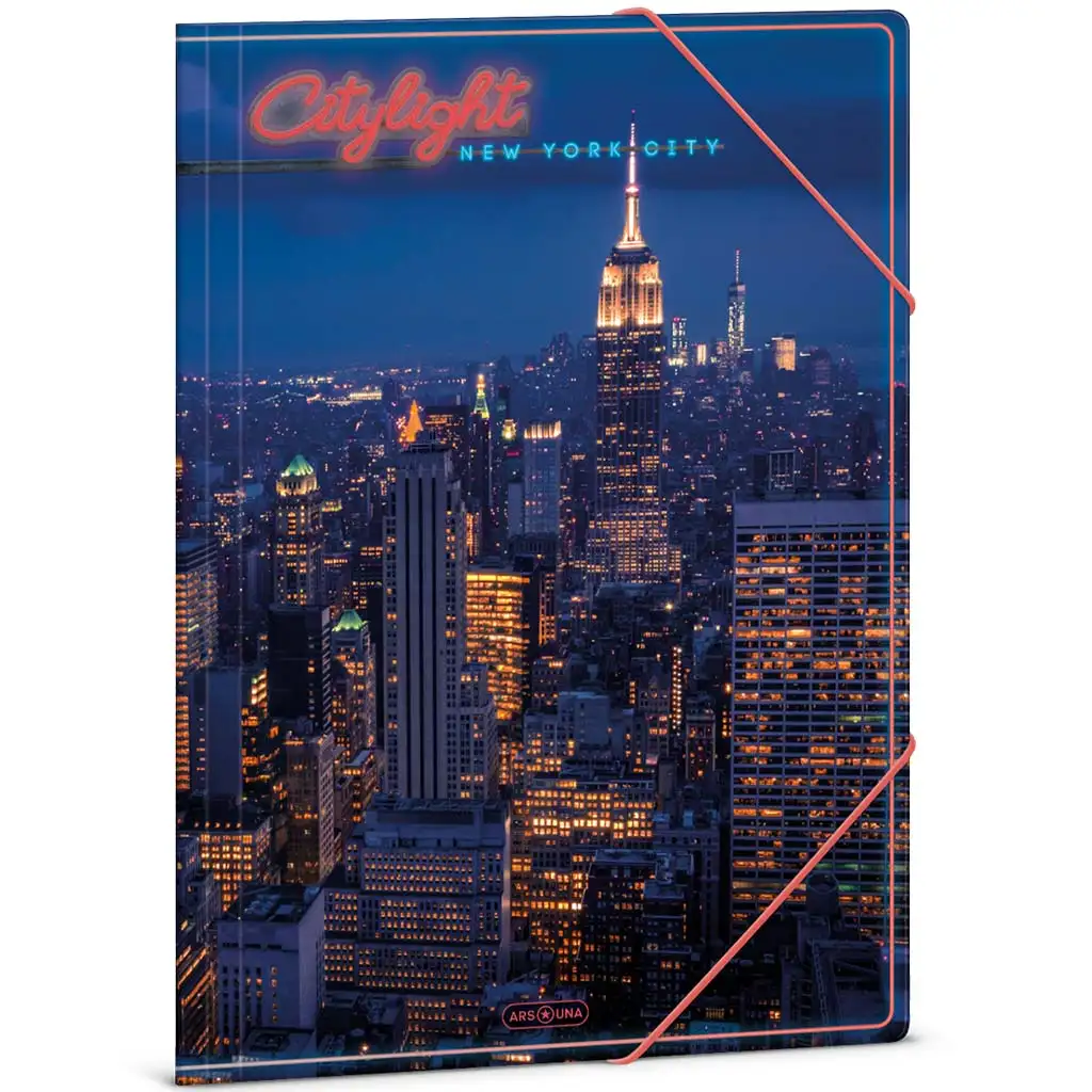 imagen de Ars Una: Citylight Nueva York A/4 carpeta con goma 1