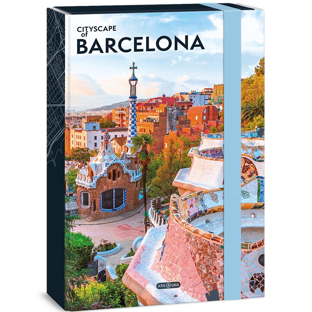imagen de Ars Una: Cityscape-Barcelona A/4 caja de cuadernos 1