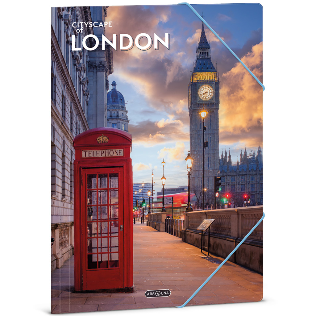 imagen de Ars Una: Cityscape de Londres carpeta elástica A/4 1