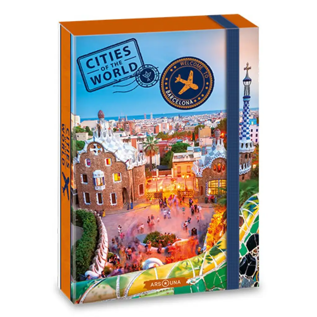 imagen de Ars Una: Ciudades del Mundo Barcelona caja de cuadernos A/5 1