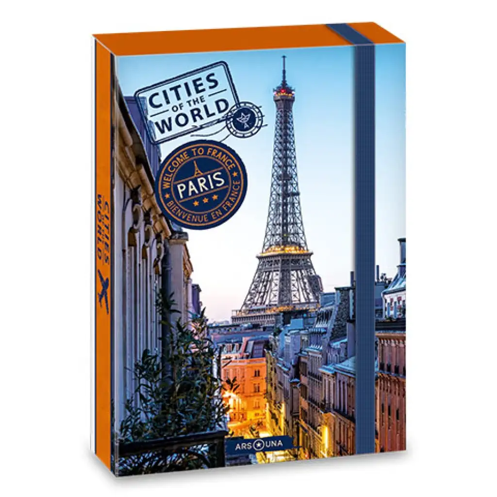 imagen de Ars Una: Ciudades del Mundo Caja de cuadernos de París A/5 1