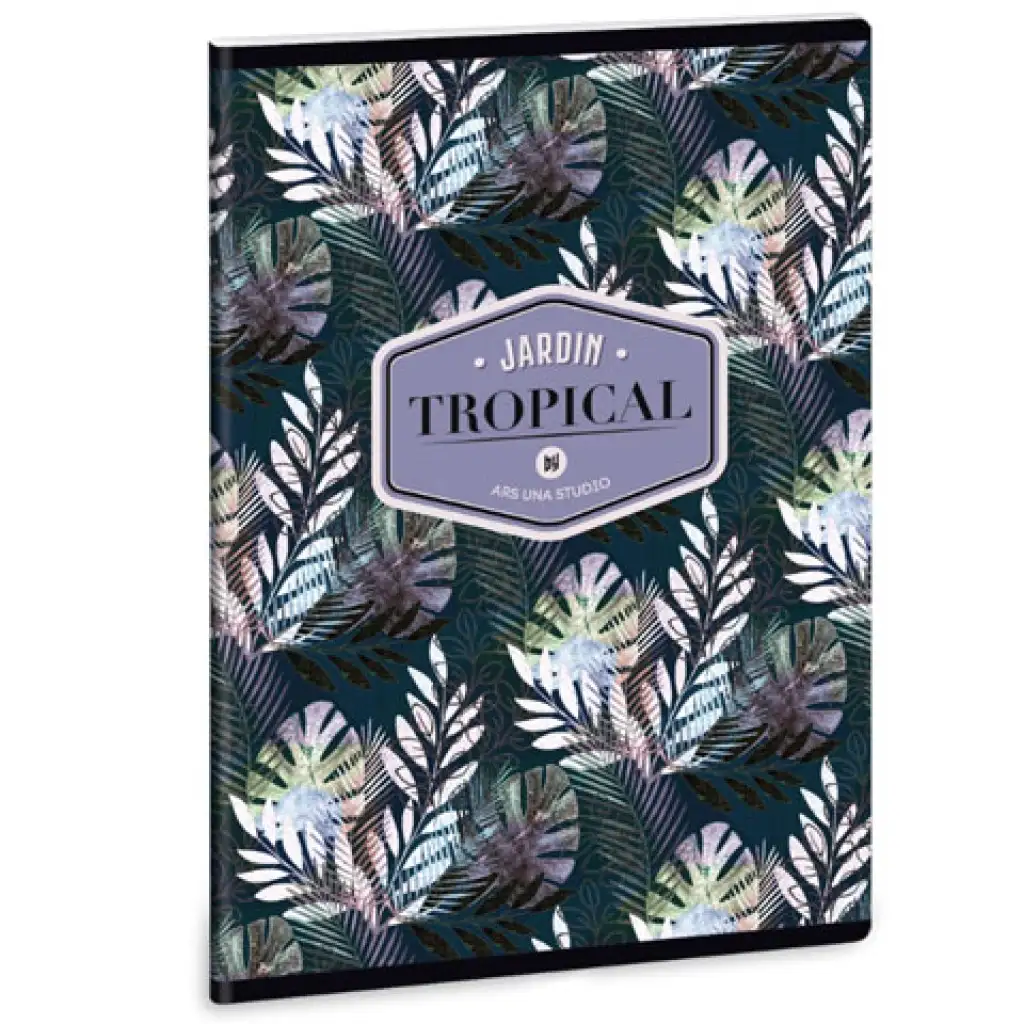 imagen de Ars Una: Cuaderno de Cuadros de Hoja de Palma Floral A/5 40 hojas 1