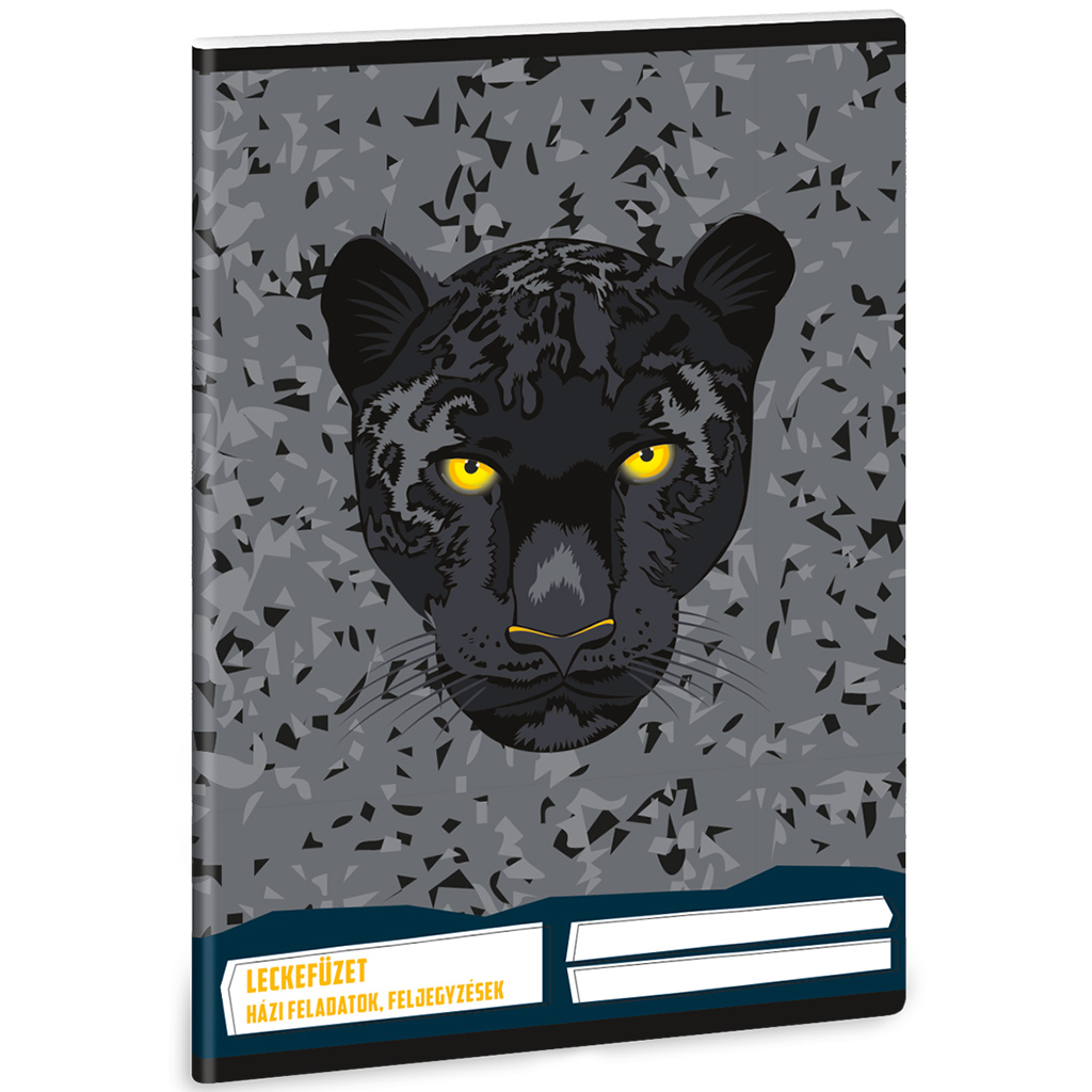 imagen de Ars Una: Cuaderno de lecciones con estampado de pantera negra 38 hojas A/5 1