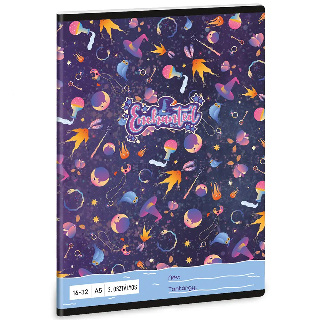 imagen de Ars Una: Cuaderno de líneas de bruja encantada para 2.º grado A/5 1