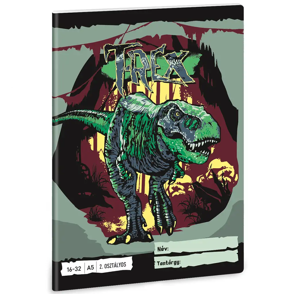 imagen de Ars Una: Cuaderno de líneas T-Rex para segundo grado A/5 1