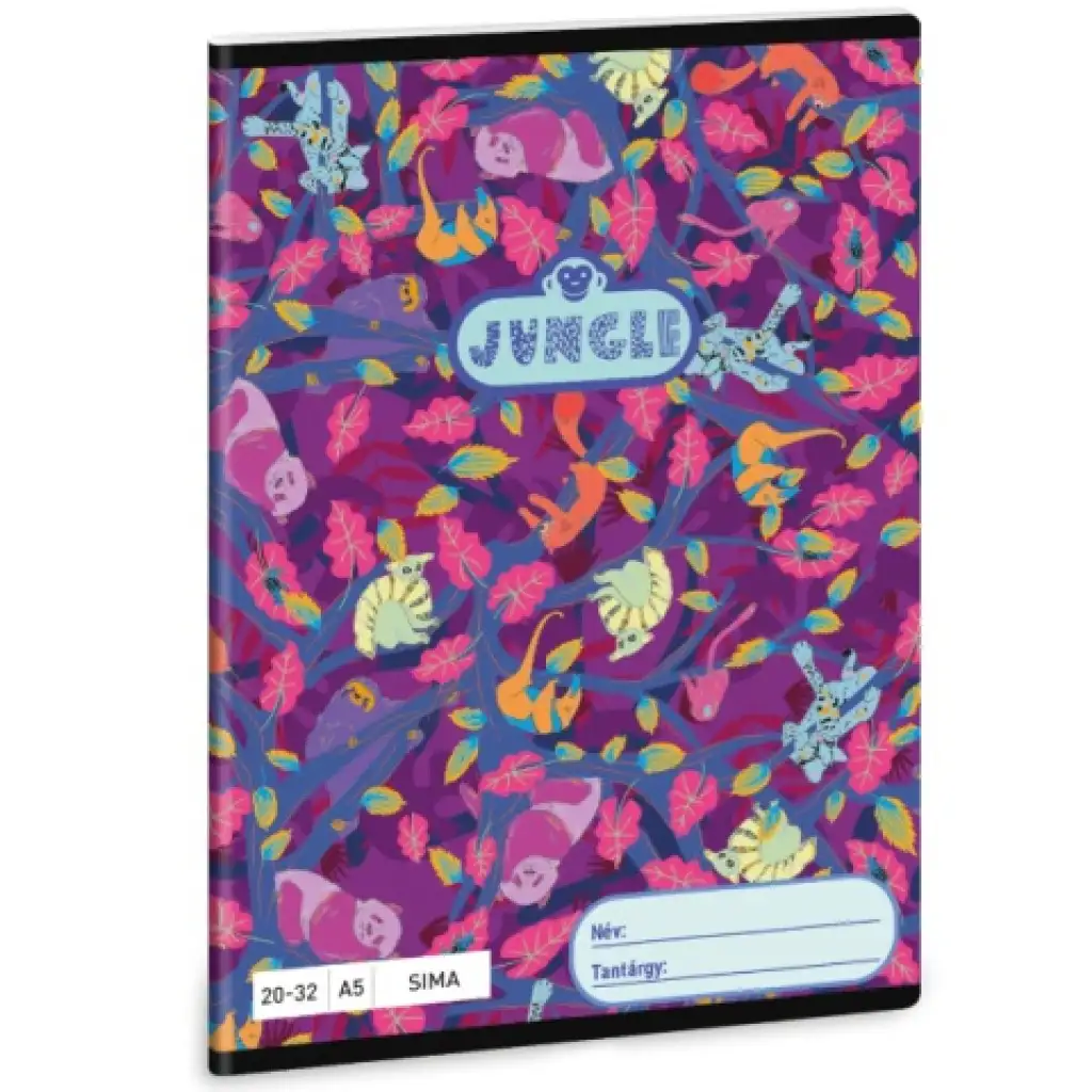 imagen de Ars Una: Cuaderno liso con estampado de jungla A/5 20-32 1