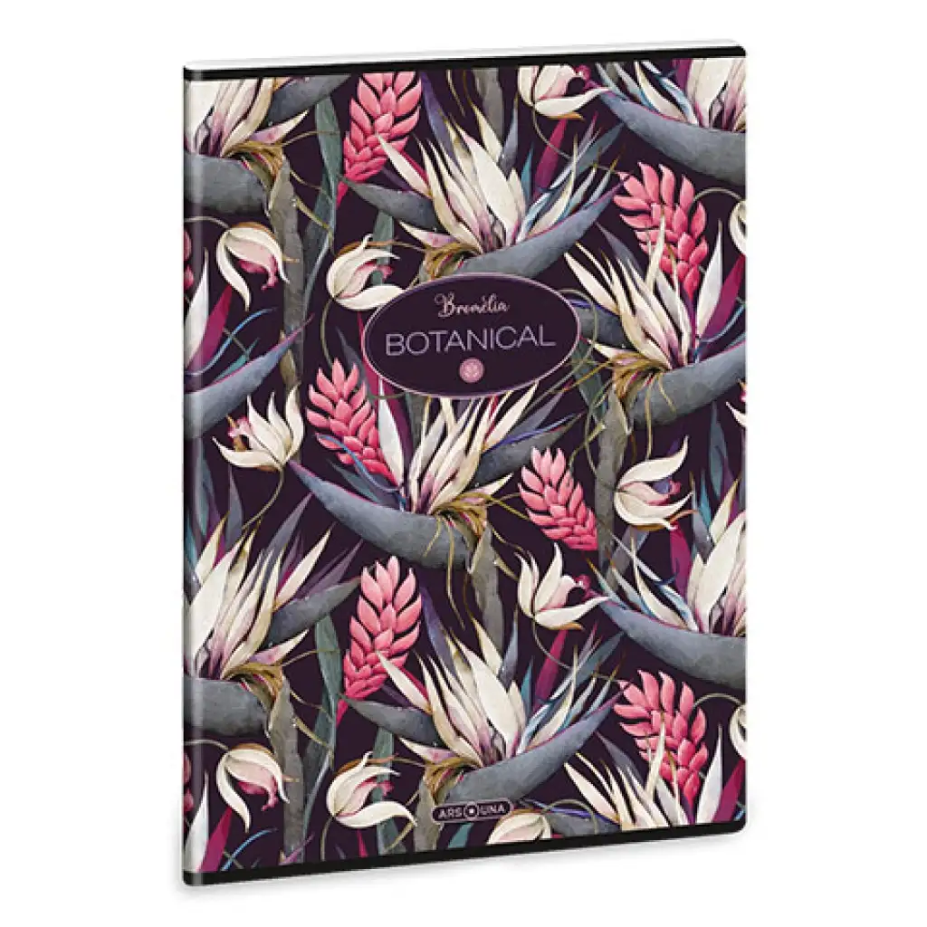 imagen de Ars Una: Cuaderno liso extra con tapa de Bromelia 1