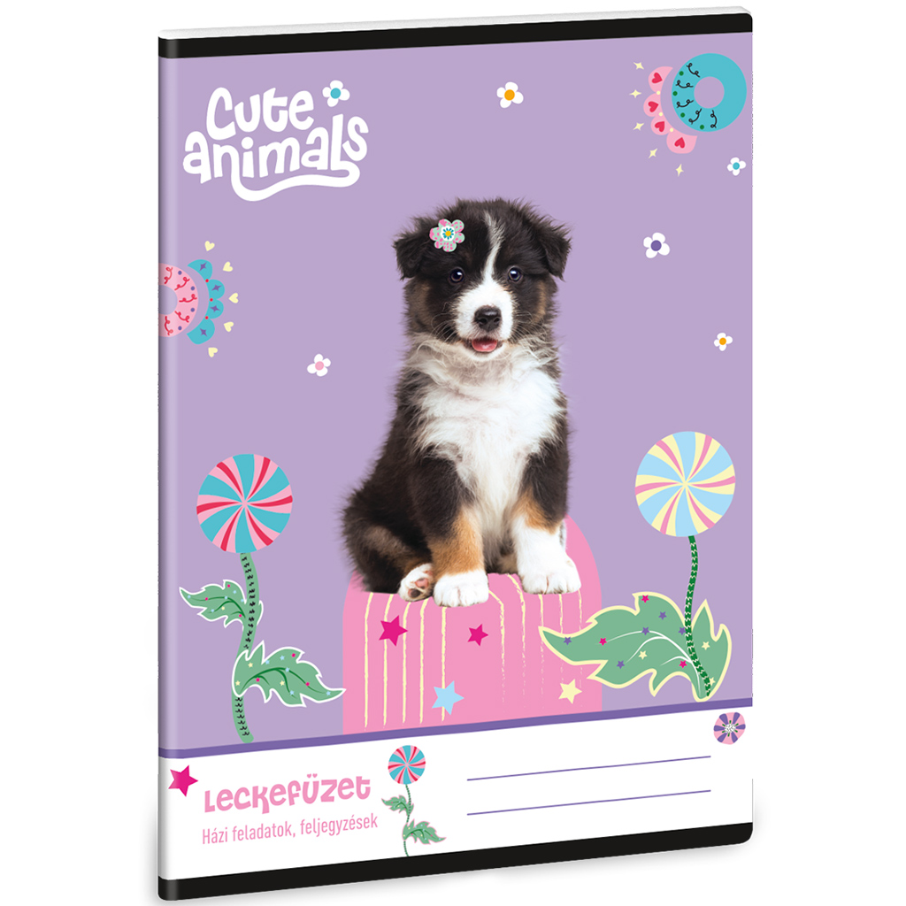 imagen de Ars Una: Cuadernos de tareas de animales adorables Aussie perrito 38 hojas A/5 1