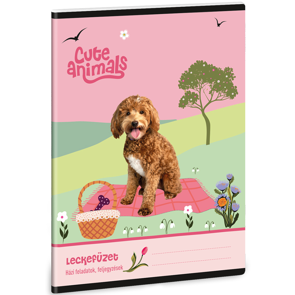 imagen de Ars Una: Cuadernos de tareas perrunos Cute Animals Doggie 38 hojas A/5 1