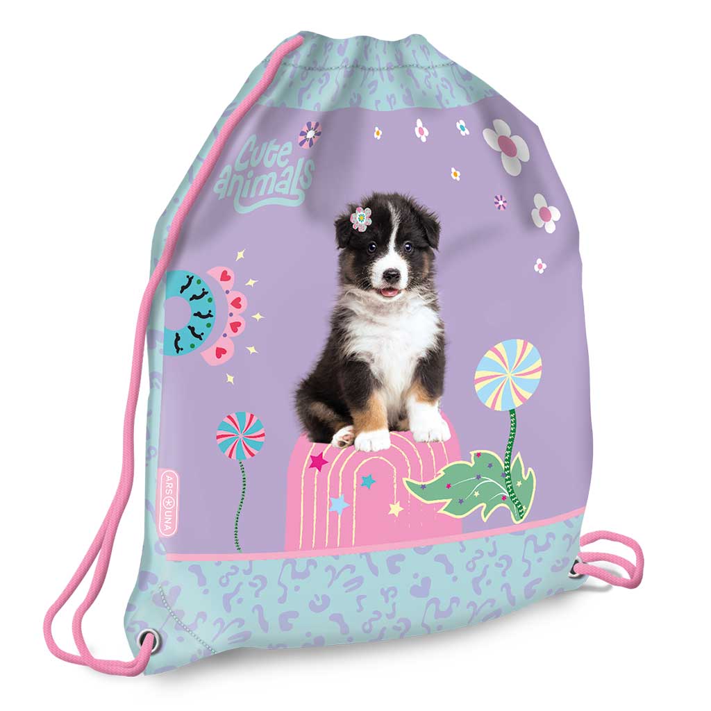 imagen de Ars Una: Cute Animals Aussie mochila, bolsa de deporte 32x42cm 1