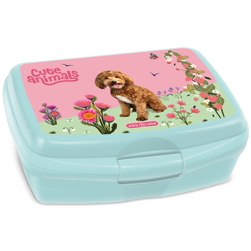 imagen de Ars Una: Cute animals Caja de almuerzo perrito 1