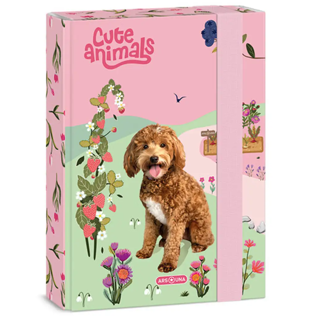 imagen de Ars Una Cute Animals-cajón de goma perrito A/5 1