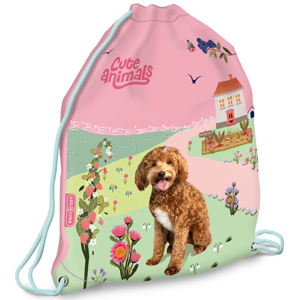 imagen de Ars Una: Cute animals Mochila de deporte perrito 32x42cm 1