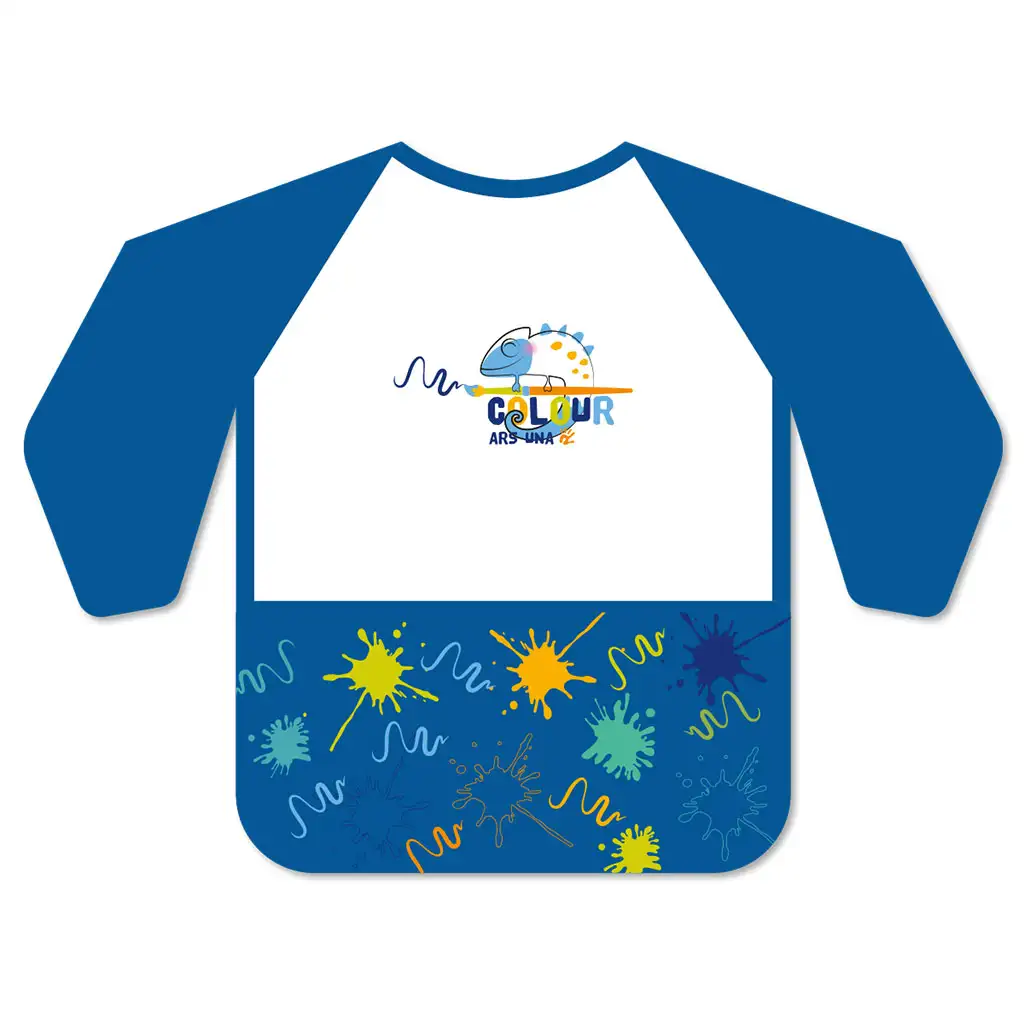 imagen de Ars Una: Delantal de pintor impermeable de manga larga - Blue Splash 1