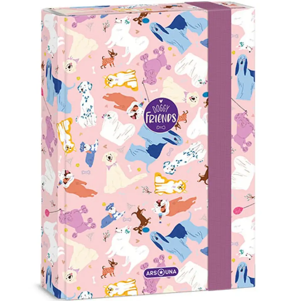 imagen de Ars Una: Doggy Friends caja de cuadernos A/5 1