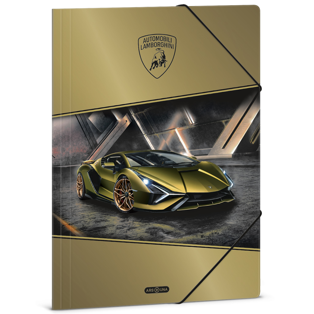 imagen de Ars Una: Dossie de goma Lamborghini amarillo tamaño A/4 1