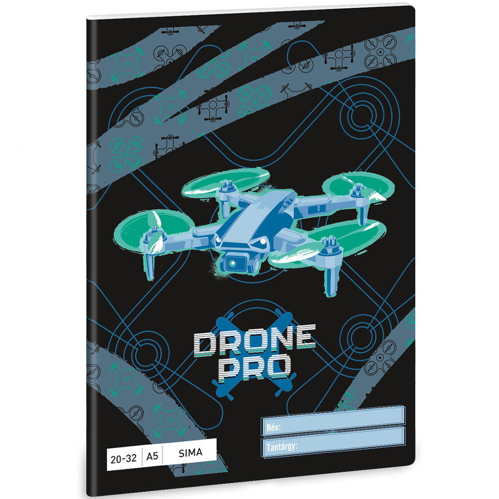 imagen de Ars Una: Drone Pro cuaderno liso A/5 20-32 1