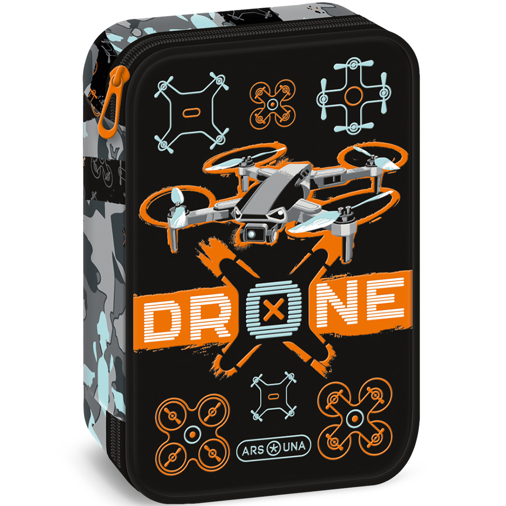 imagen de Ars Una: Drone X estuche de lápices de múltiples niveles 15,5x22,5x4,5cm 1