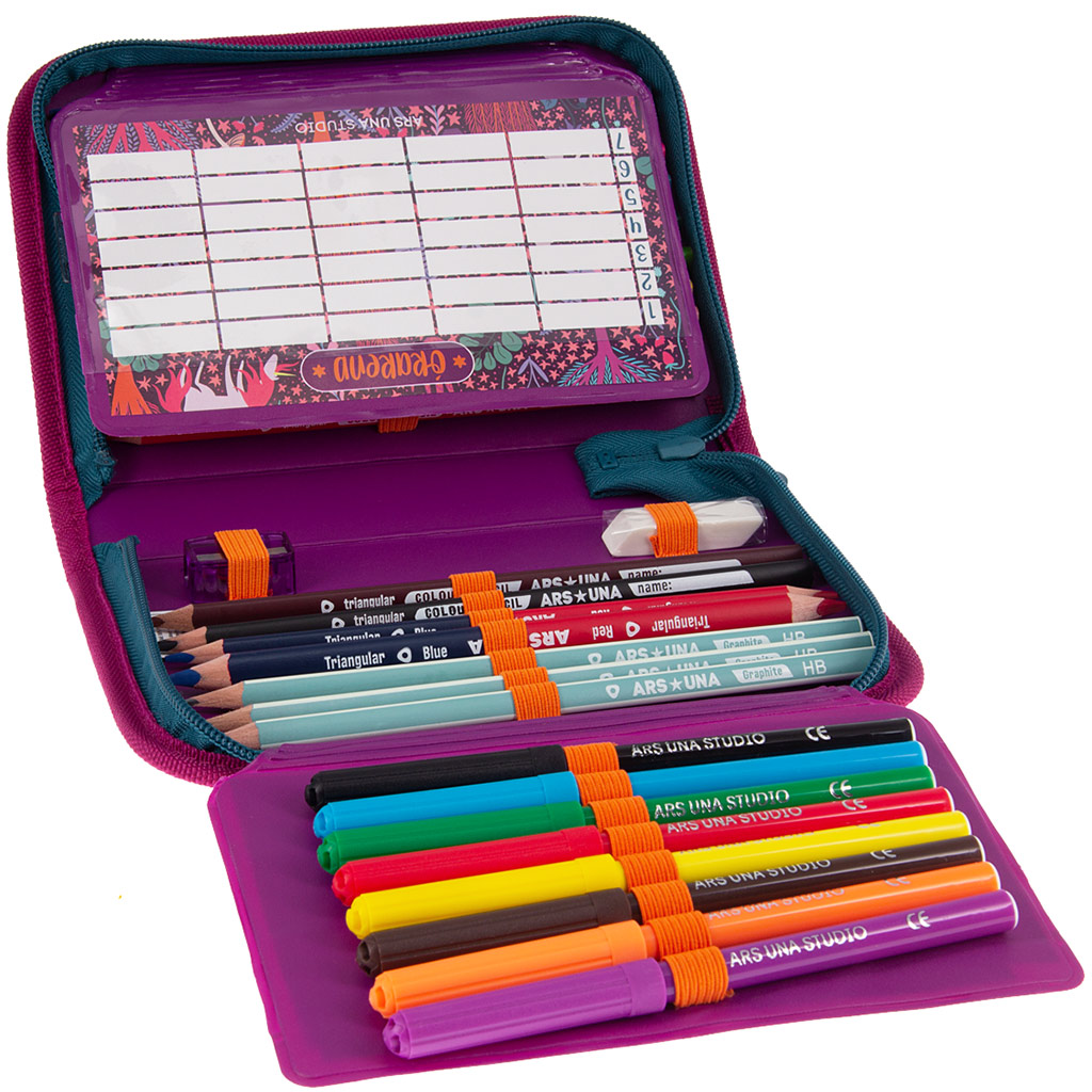 imagen de Ars Una: Estuche de lápices expandible 13x19x4cm 3