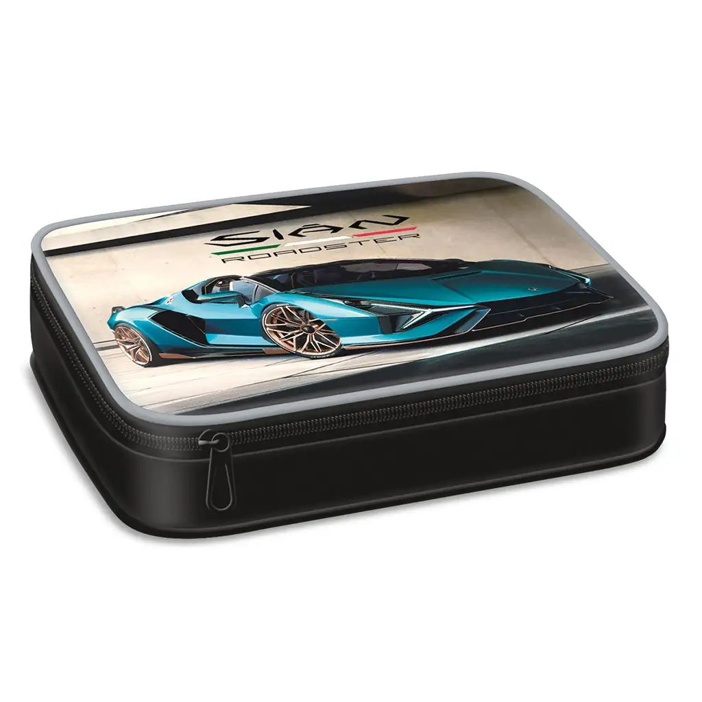 imagen de Ars Una: Estuche de lápices Lamborghini de múltiples niveles 15,5x22,5x4,5cm 1