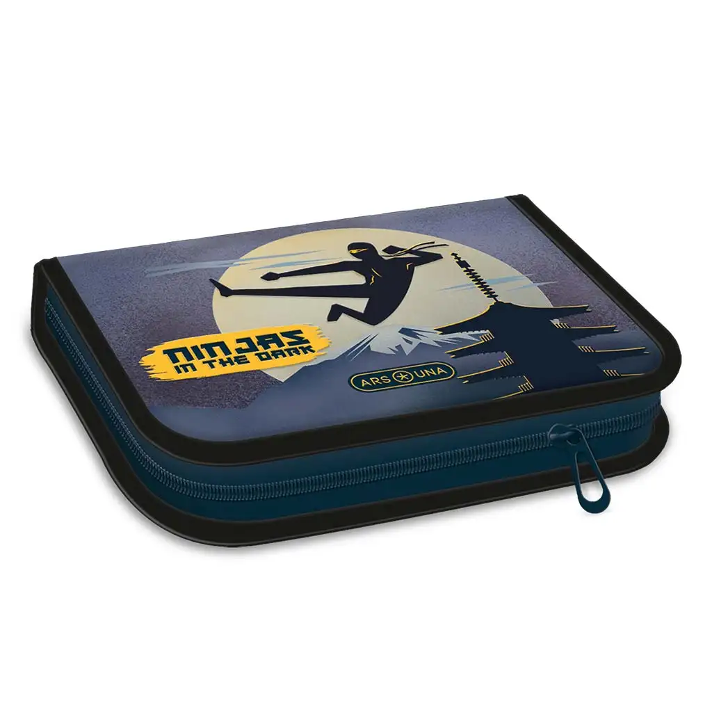 imagen de Ars Una: Estuche de lápices Ninjas en la Oscuridad 12,8x19,3x3,6cm 1