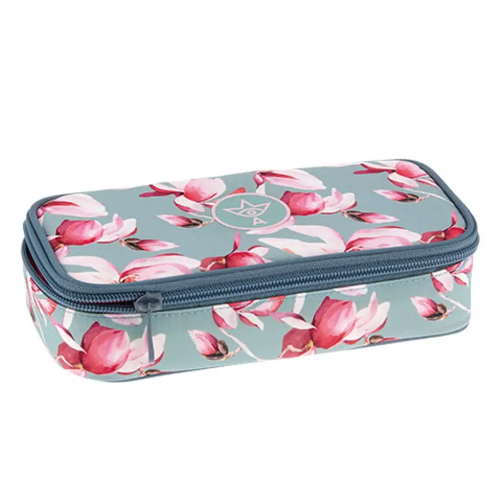 imagen de Ars Una: Estuche de lápices redondeado Rosy Magnolia 21cm 1