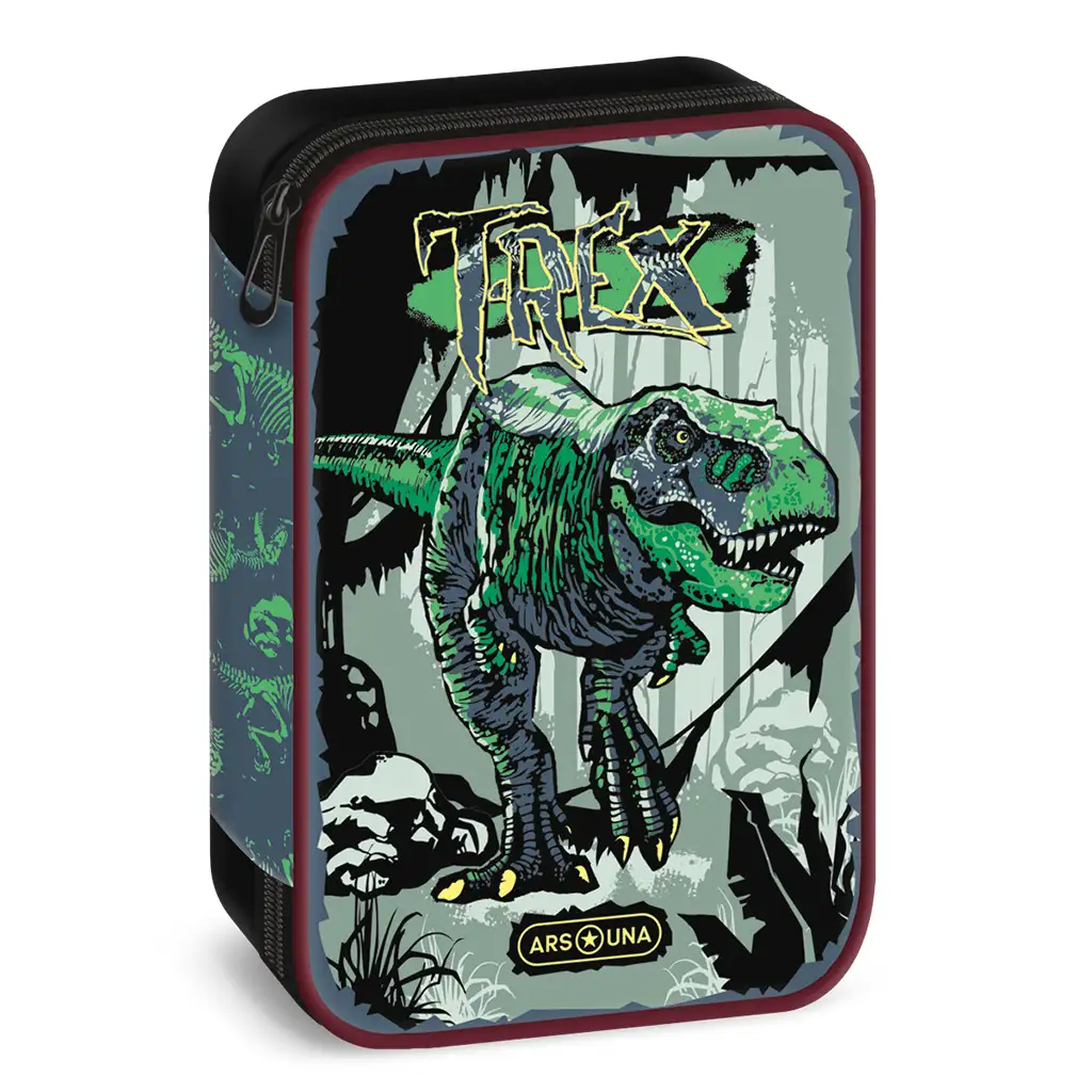 imagen de Ars Una: Estuche de T-rex de múltiples niveles 15,5x22,5x4,5cm 1