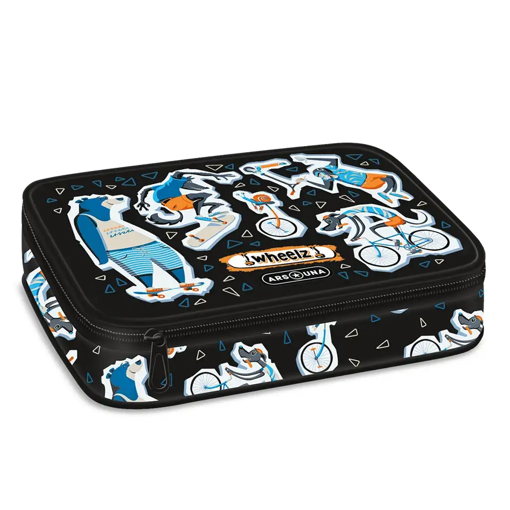 imagen de Ars Una: Estuche desplegable de múltiples niveles Wheelz 15,5x22,5x4,5cm 1