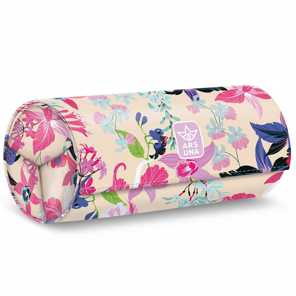 imagen de Ars Una: Estuche enrollable de flores de playa 20x9x9cm 1