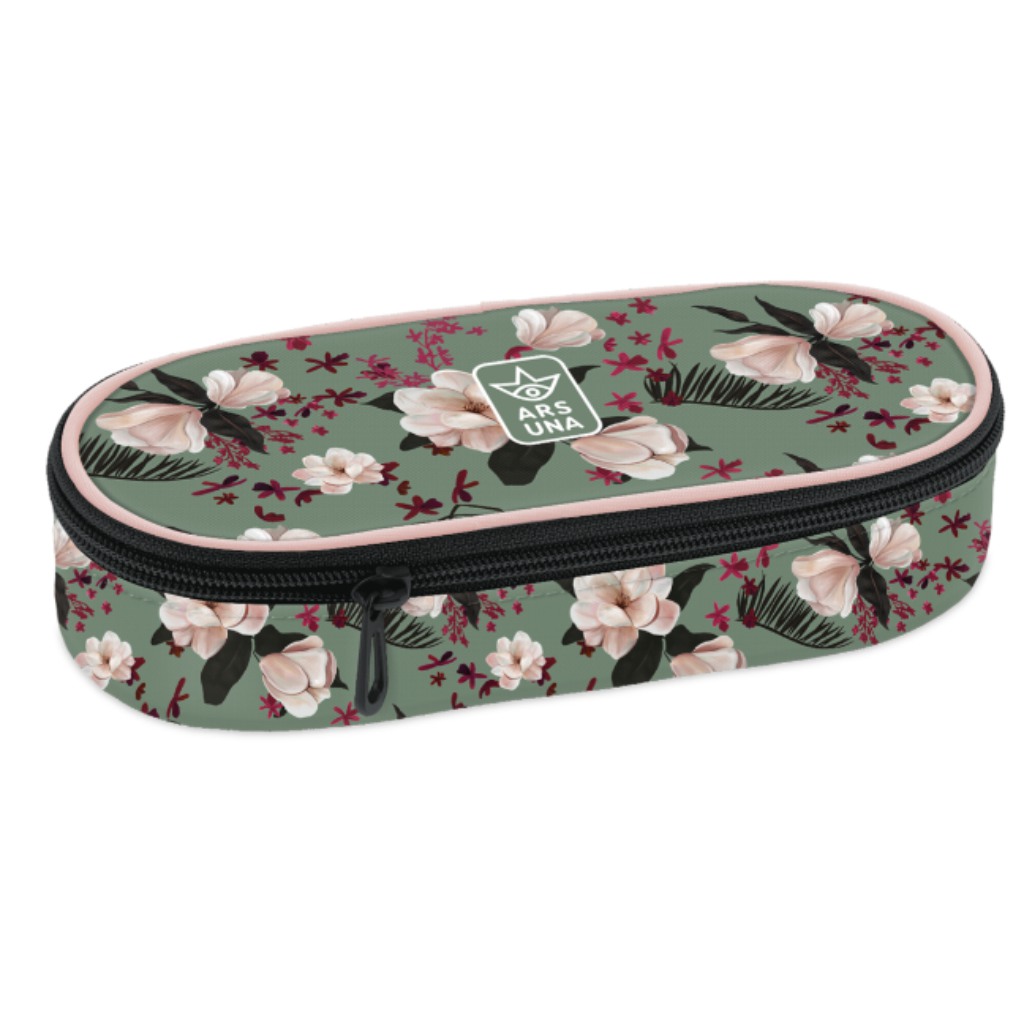imagen de Ars Una: Estuche ovalado grande con flores 1