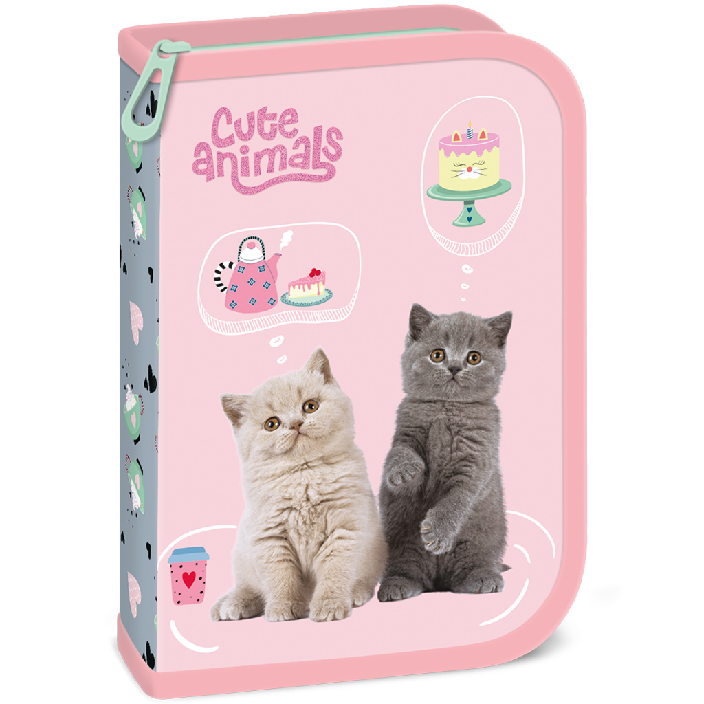 imagen de Ars Una: Fiesta de té con animales lindos estuche desplegable relleno 12,8x19,3x3,6 cm 1