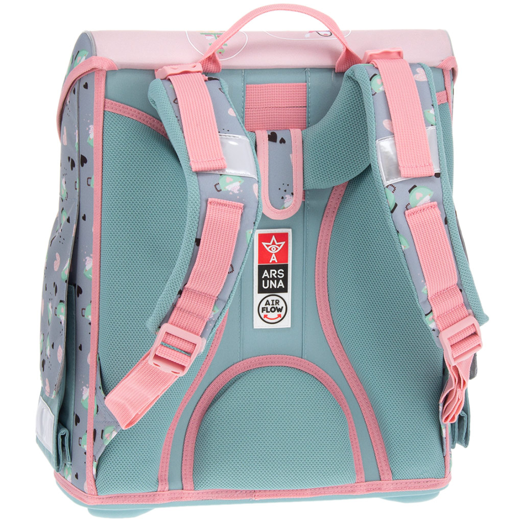 imagen de Ars Una: Fiesta de té de animales adorables mochila ergonómica con cierre magnético 33x41x24cm 3
