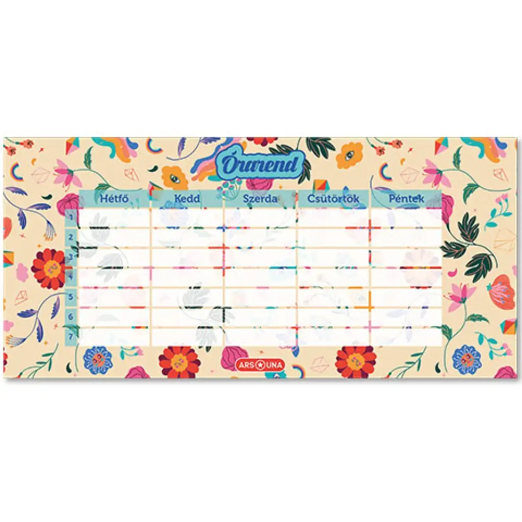 imagen de Ars Una: Flower Power calendario de una hoja, doble cara 1