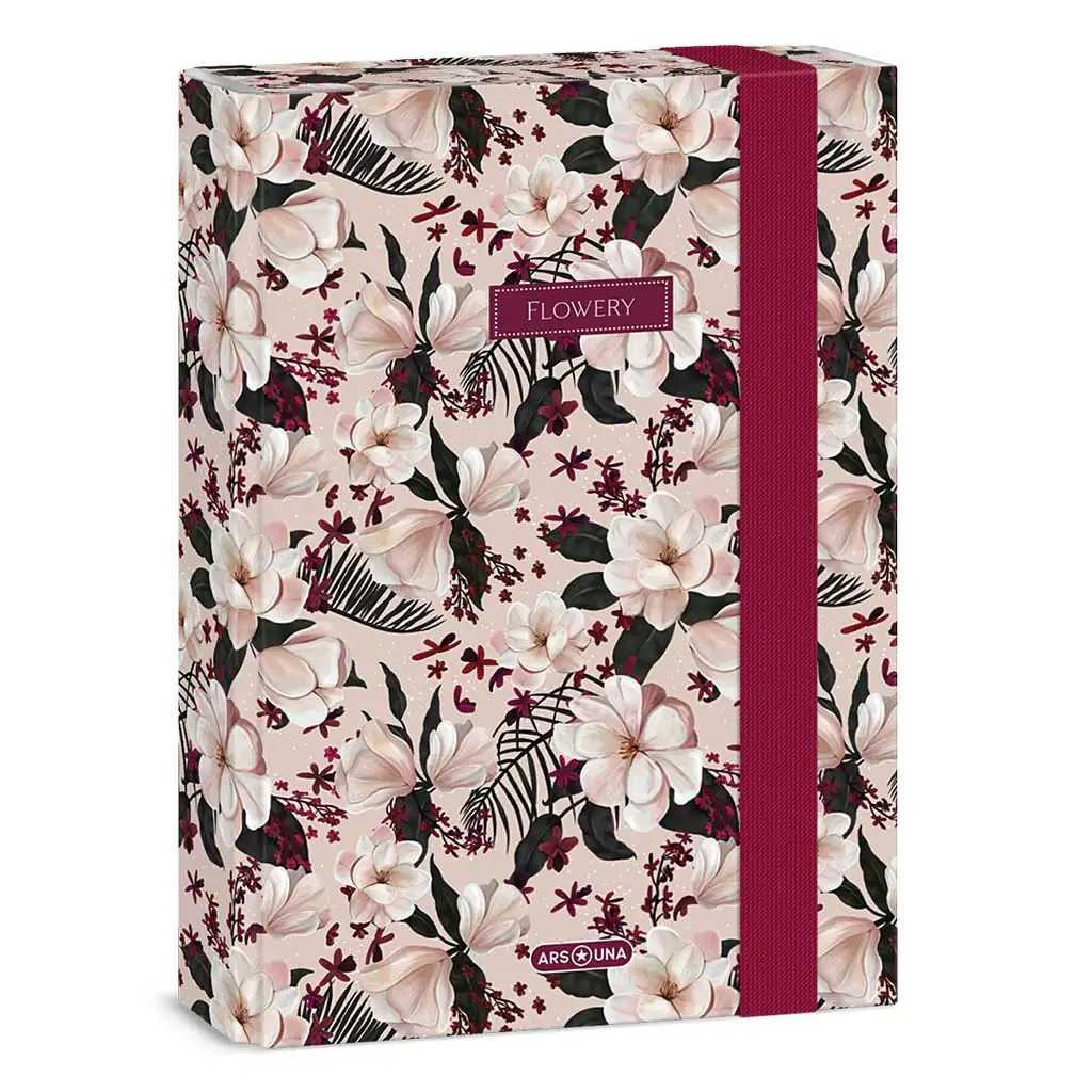 imagen de Ars Una: Flowery Pink A/5 caja de cuadernos 1