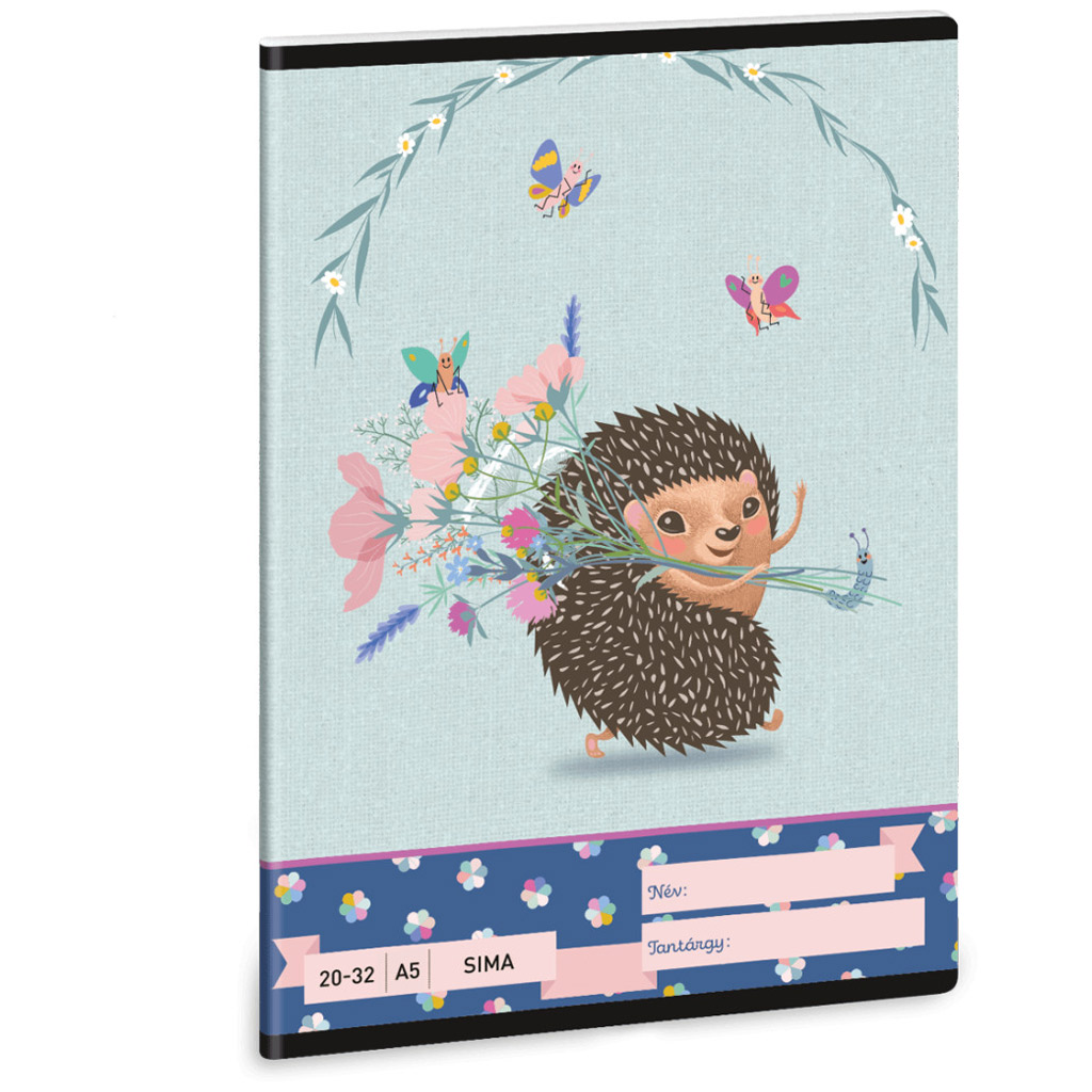 imagen de Ars Una: Fresh Flowers cuaderno liso A/5 20-32 1