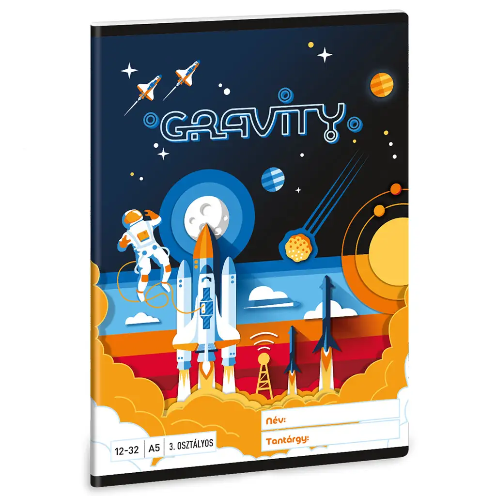 imagen de Ars Una: Gravity astronauta cuaderno de líneas A/5 de 3er grado 1