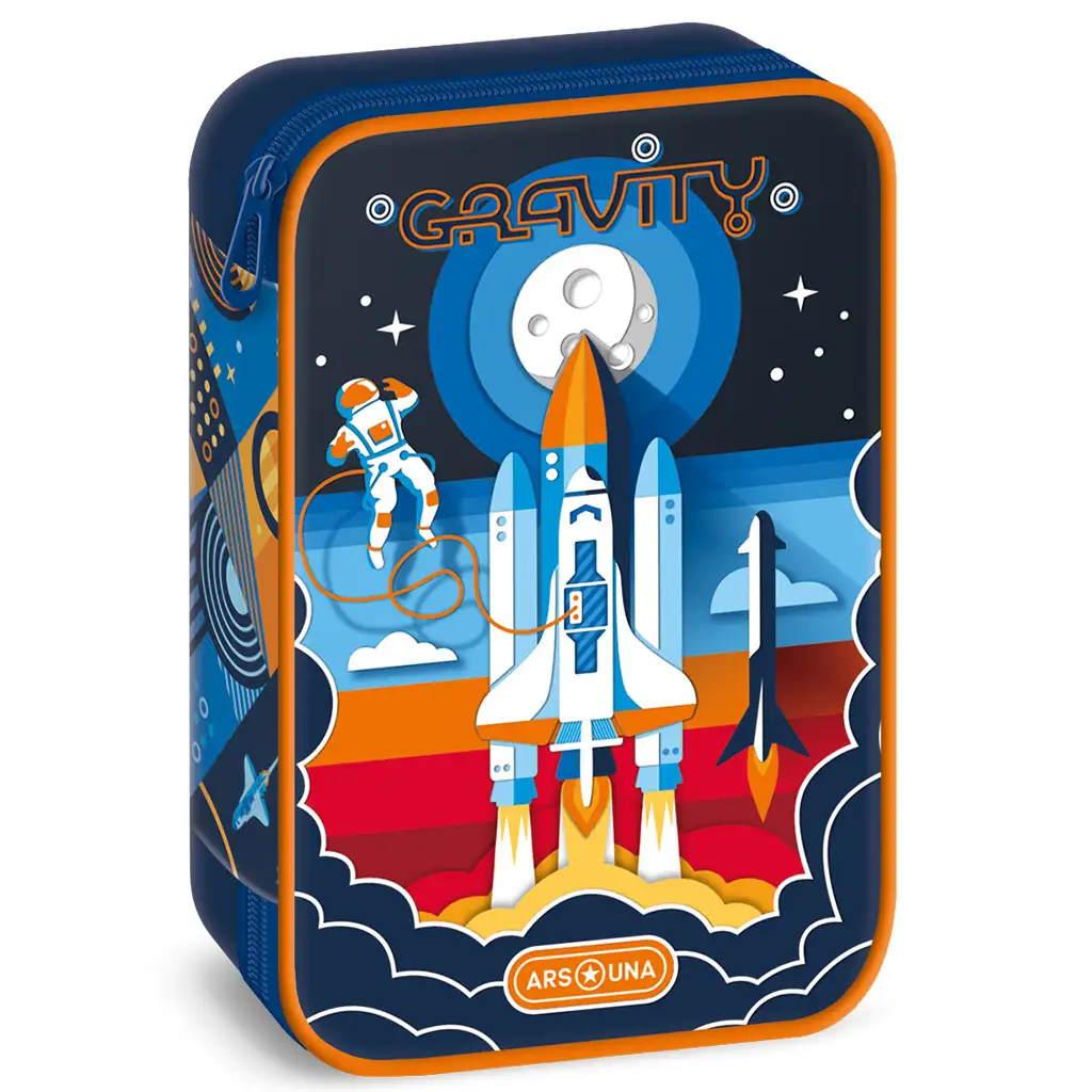 imagen de Ars Una: Gravity astronauta estuche de lápices de múltiples niveles 15,5x22,5x4,5cm 1