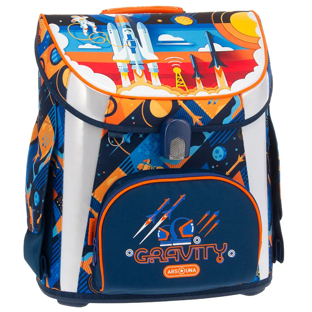 imagen de Ars Una: Gravity astronauta mochila escolar compacta con cierre magnético ergonómico 33x41x24cm 1