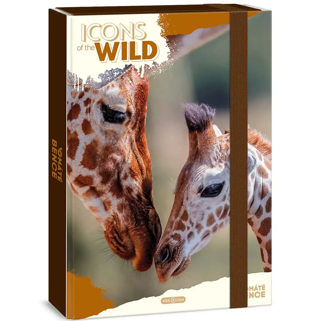 imagen de Ars Una: Icons of the Wild Giraffes A/4 caja de cuadernos 1