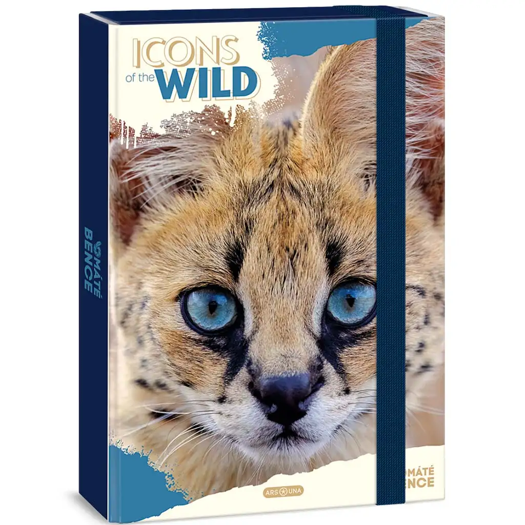 imagen de Ars Una: Icons of the Wild Serval A/4 caja de cuadernos 1