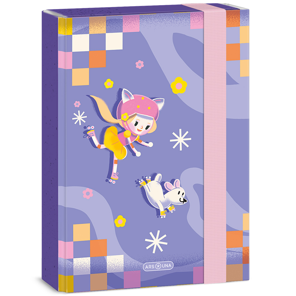 imagen de Ars Una: Keep Rolling caja de cuadernos lila A/5 1