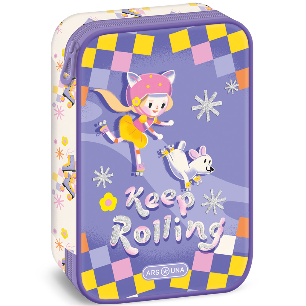 imagen de Ars Una: Keep Rolling estuche de lápices de múltiples niveles 15,5x22,5x4,5cm 1