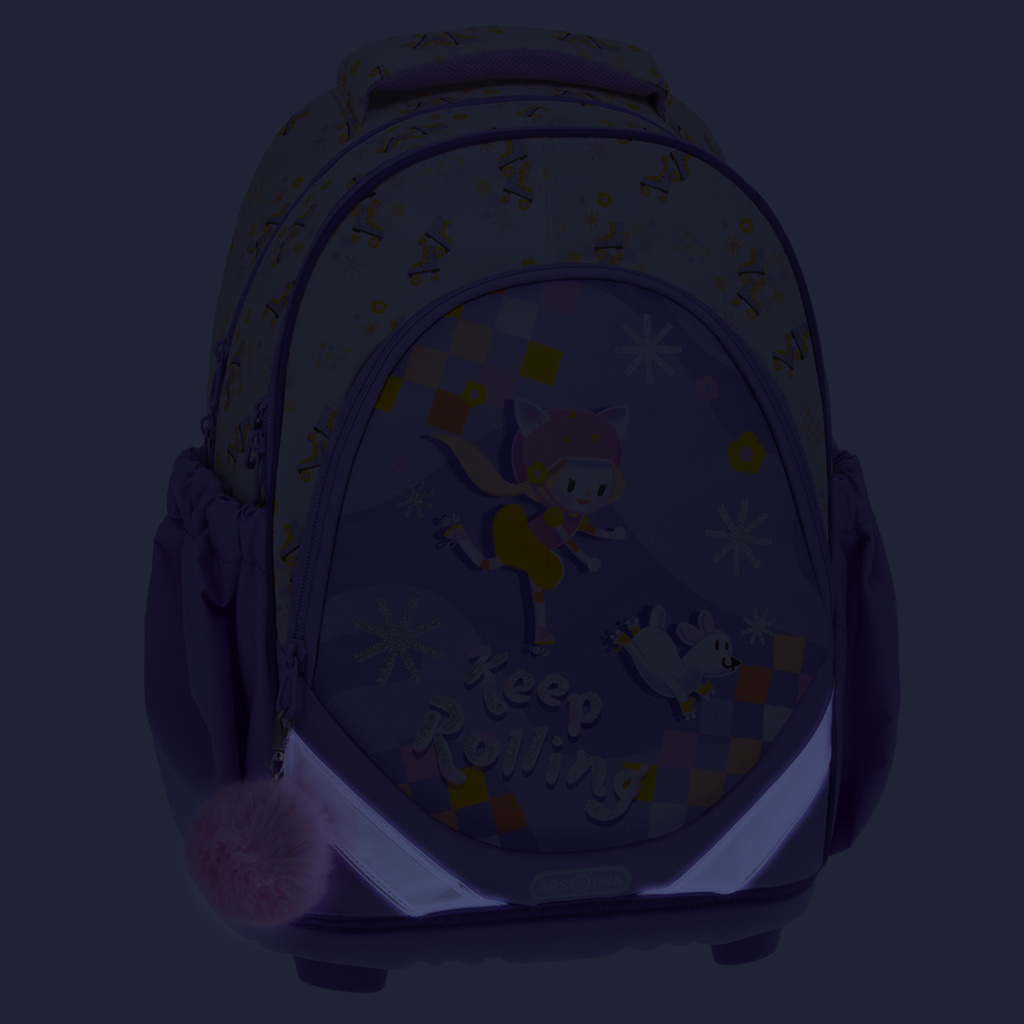 imagen de Ars Una: Keep Rolling mochila escolar anatómica de 33x42x21cm 6