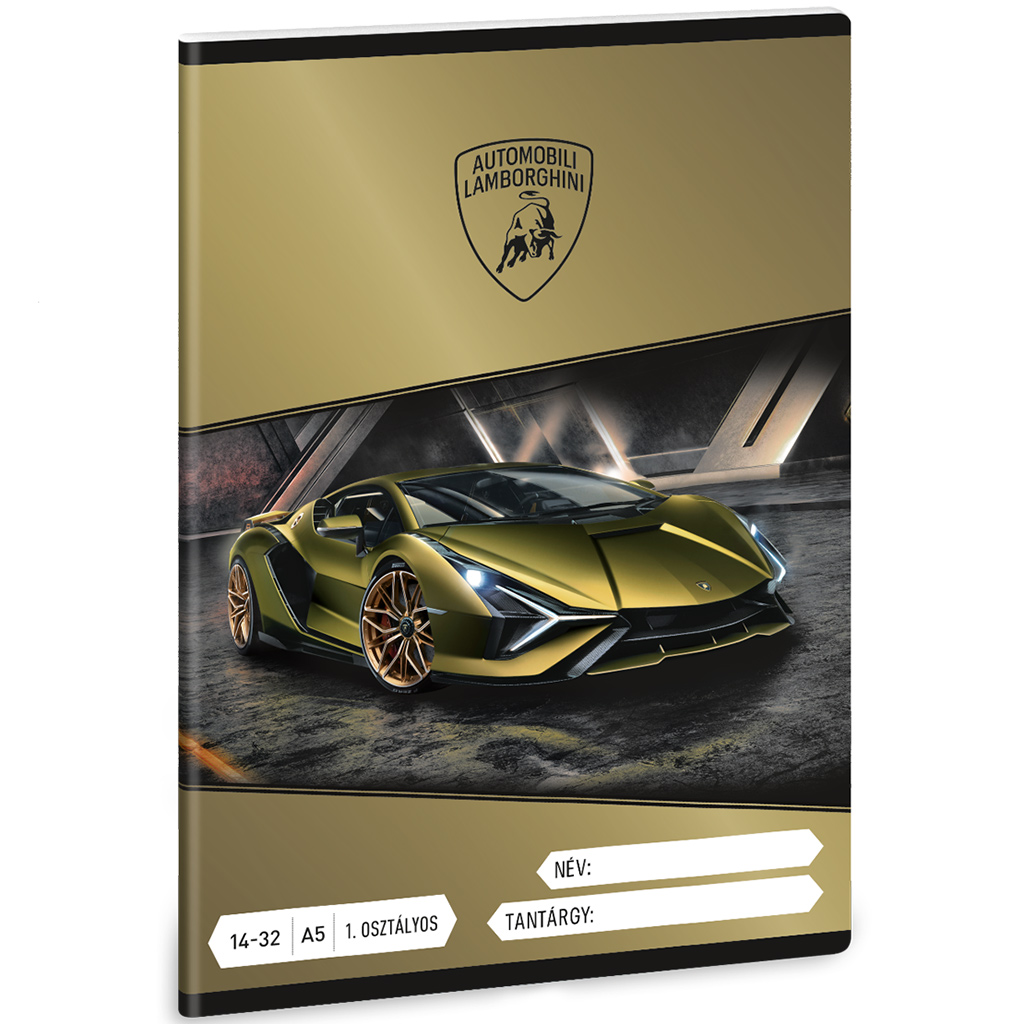 imagen de Ars Una: Lamborghini Revuelto A/5 cuaderno de líneas de 1er grado 14-32 1