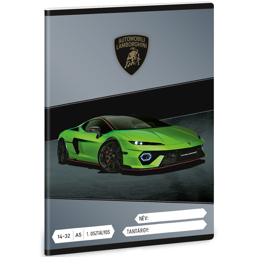 imagen de Ars Una: Lamborghini Temerario A/5 cuaderno de líneas de 1er grado 14-32 1