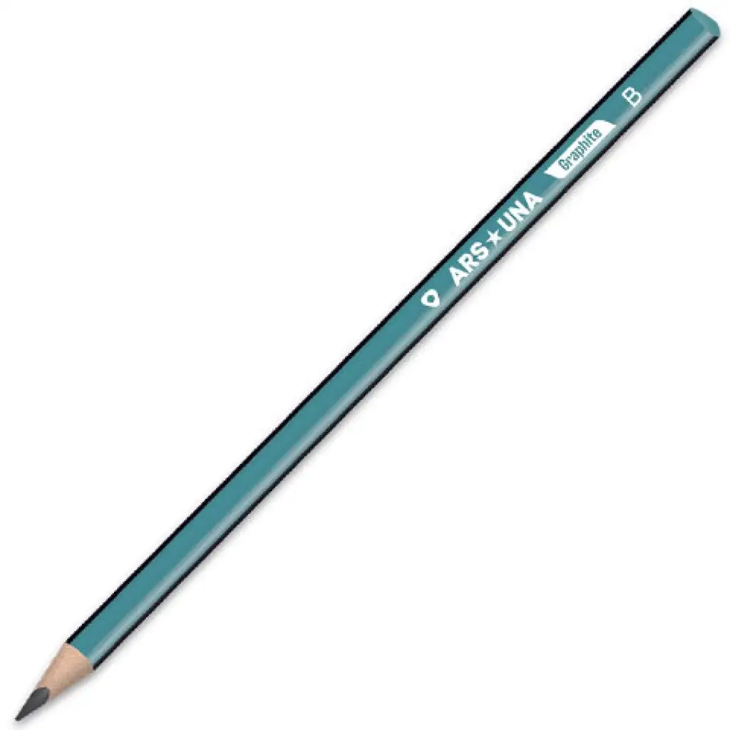 imagen de Ars Una: Lápiz de grafito triangular rayado B 1
